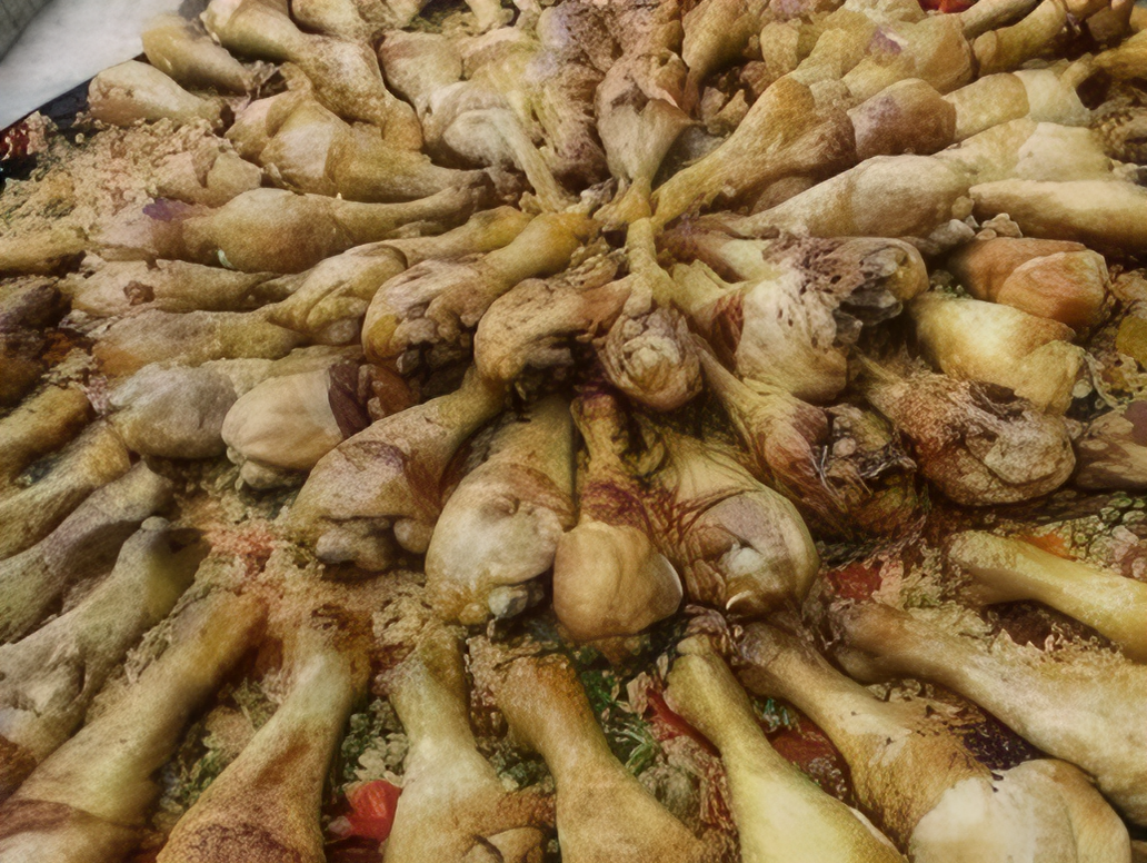 Fort mardi Paella de viande